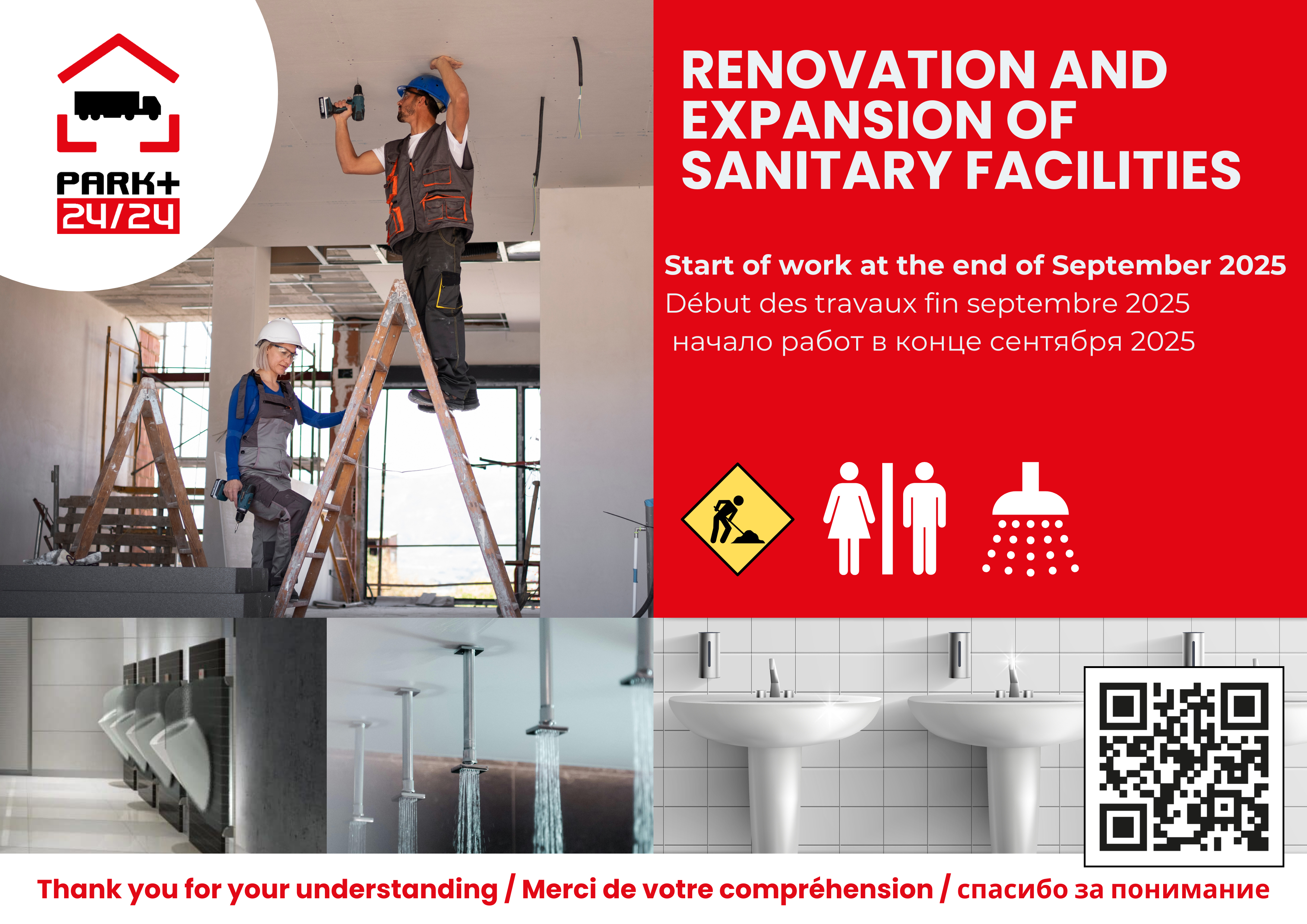 Affiches_Langres_Travaux Poster about the Langres parking's work