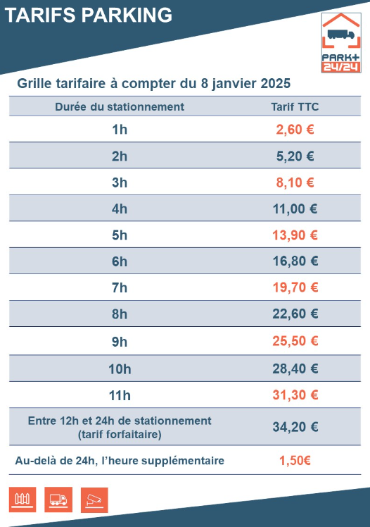 Grille tarifaire Langres
